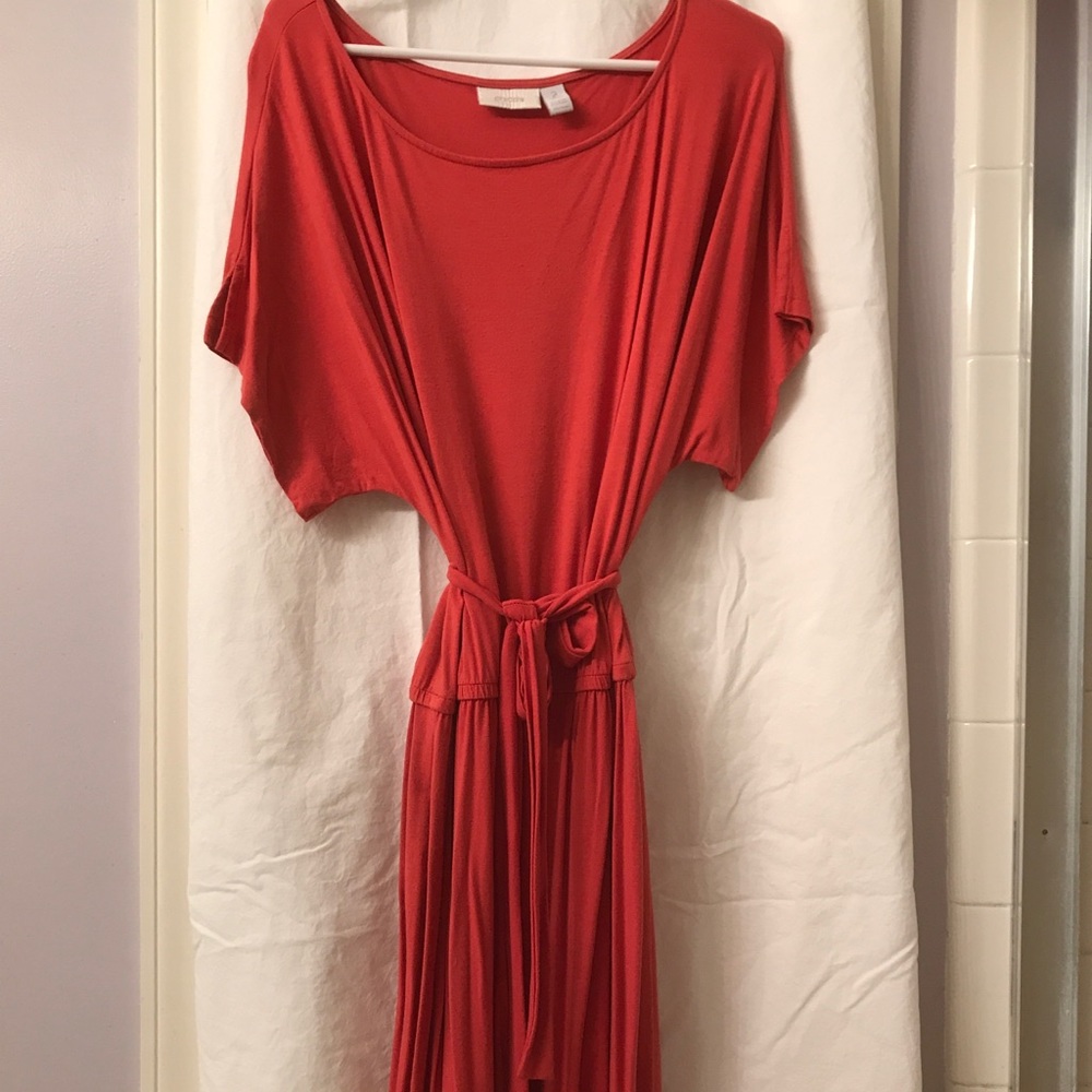 Chico’s cotton dress, belted
